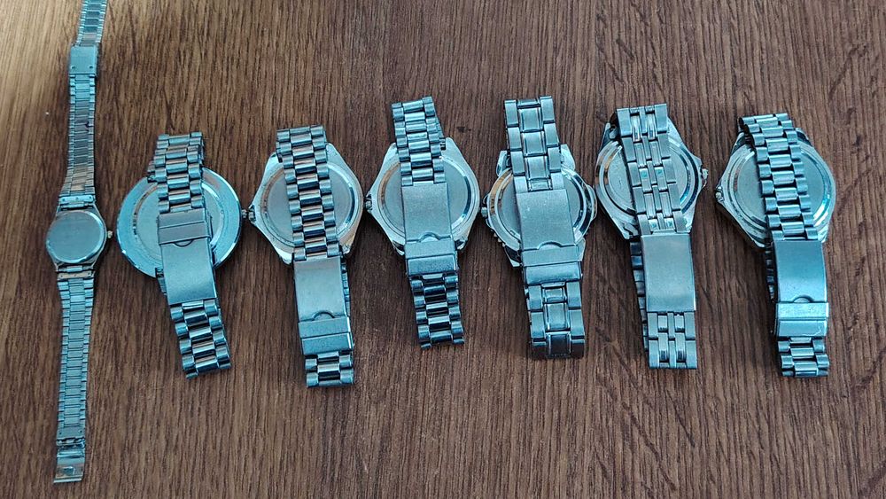 Mini colectie 7 buc ceasuri functionale,inox