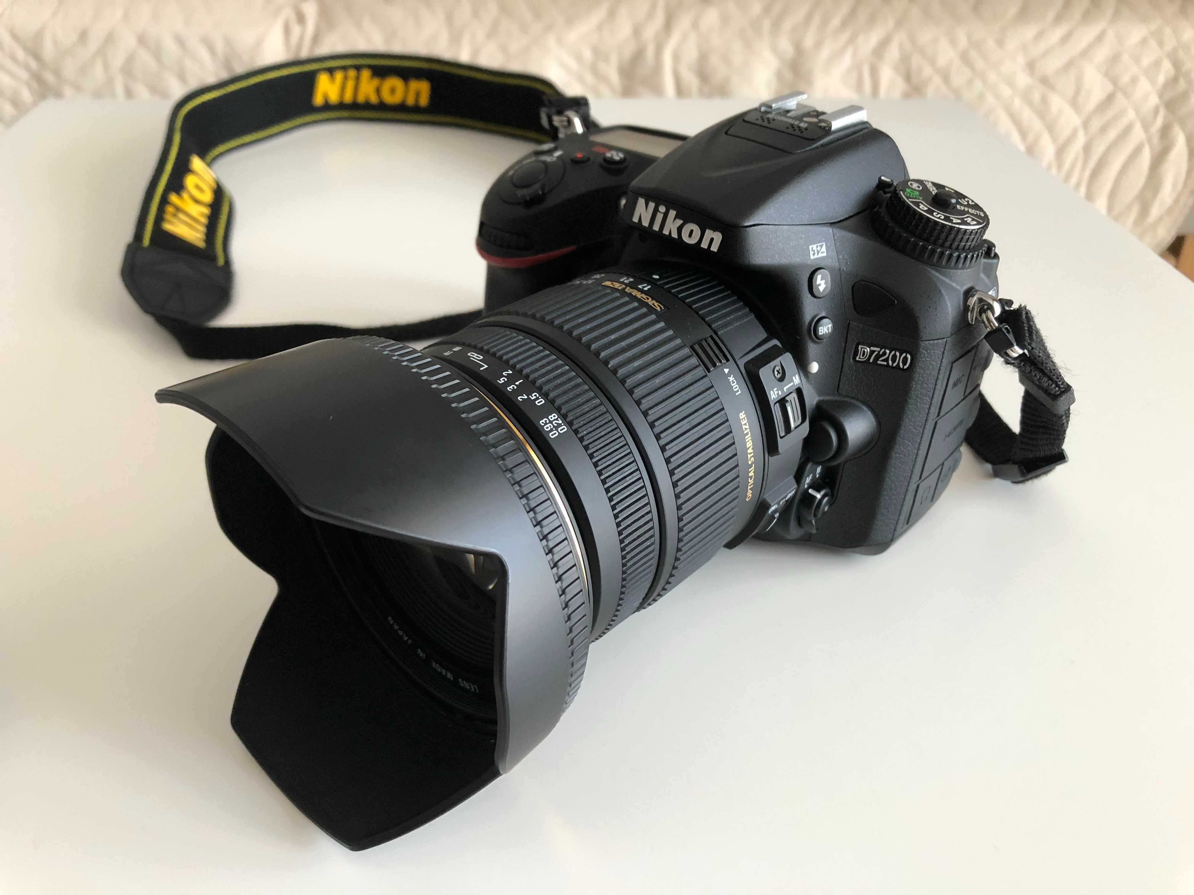 Nikon d7200 (4205 cadre) + Sigma 17-50mm (aprox 1500 cadre)