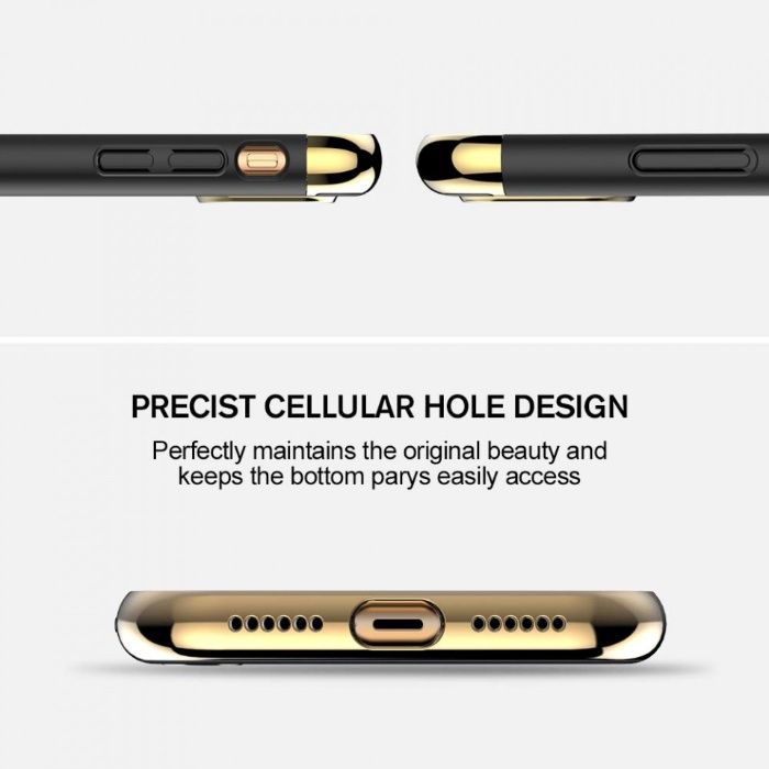 Husa Apple iPhone X, Elegance Luxury 3in1 Negru