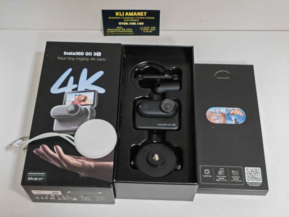 Camera video sport Insta360 GO 3S - KLI Amanet