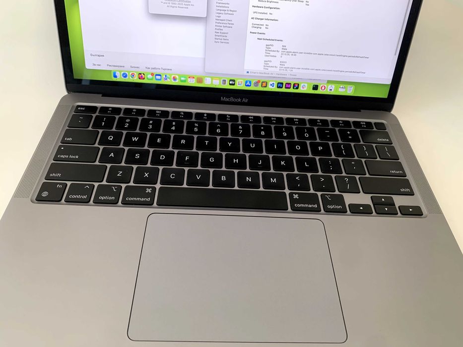 Macbook Air M1 - Space Gray - 8GB/256GB - Battery Health 94%