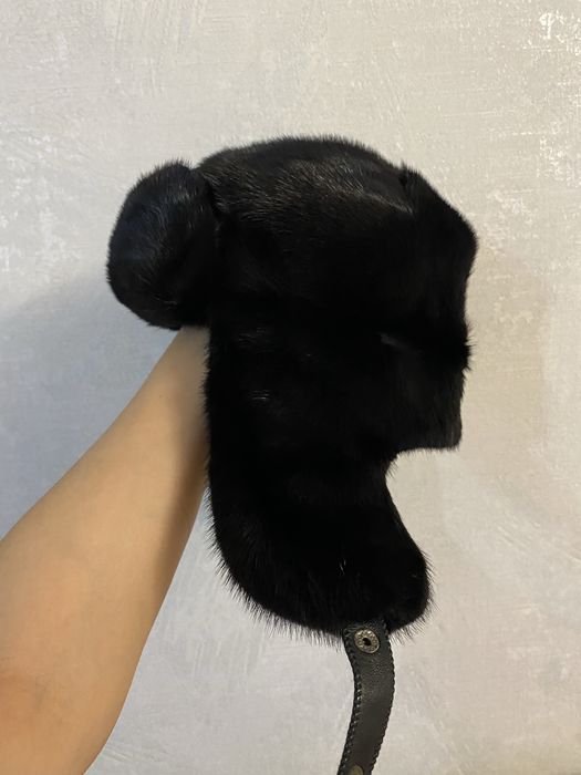 Продам мужскую норковую шапка- ушанку , размер 56-60 регулируется