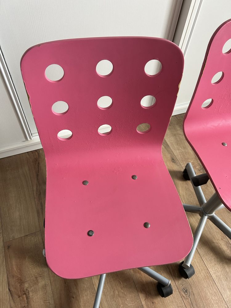 Scaun birou, roz, Ikea