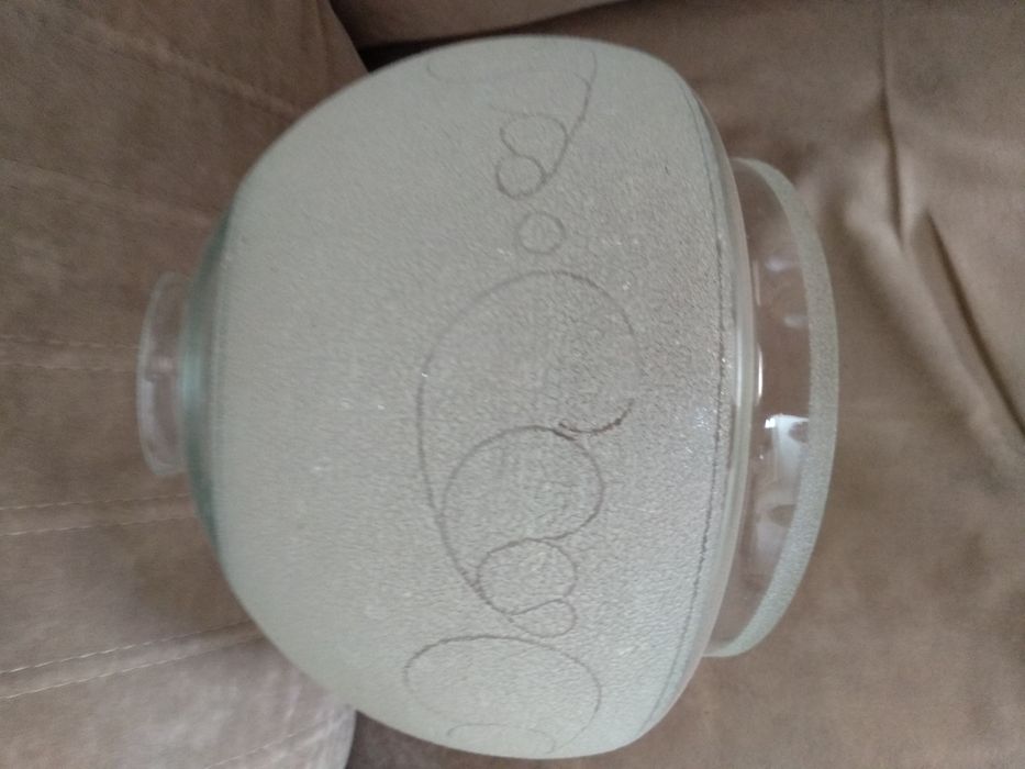 Абажур стеклянный круглый