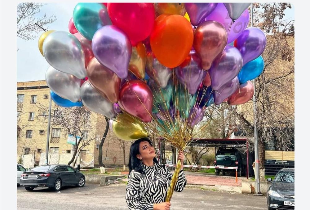 100talik xrom sharlar-bayramona kayfiyat ulashadi!