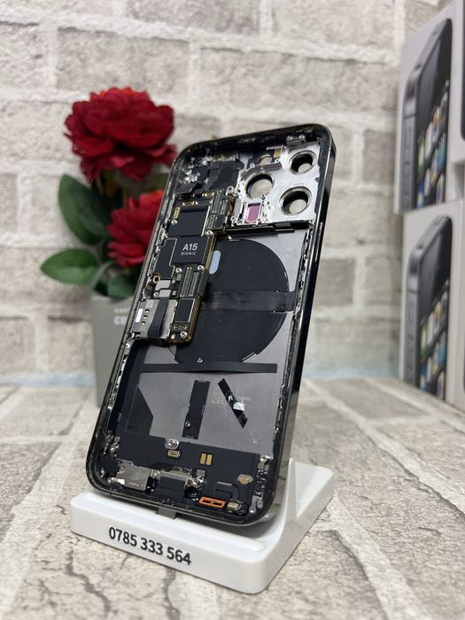  Carcasă iPhone 13 Pro VERDE / NEGRU / GOLD (Originală) 