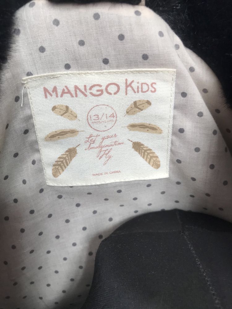 Шуба детская mango