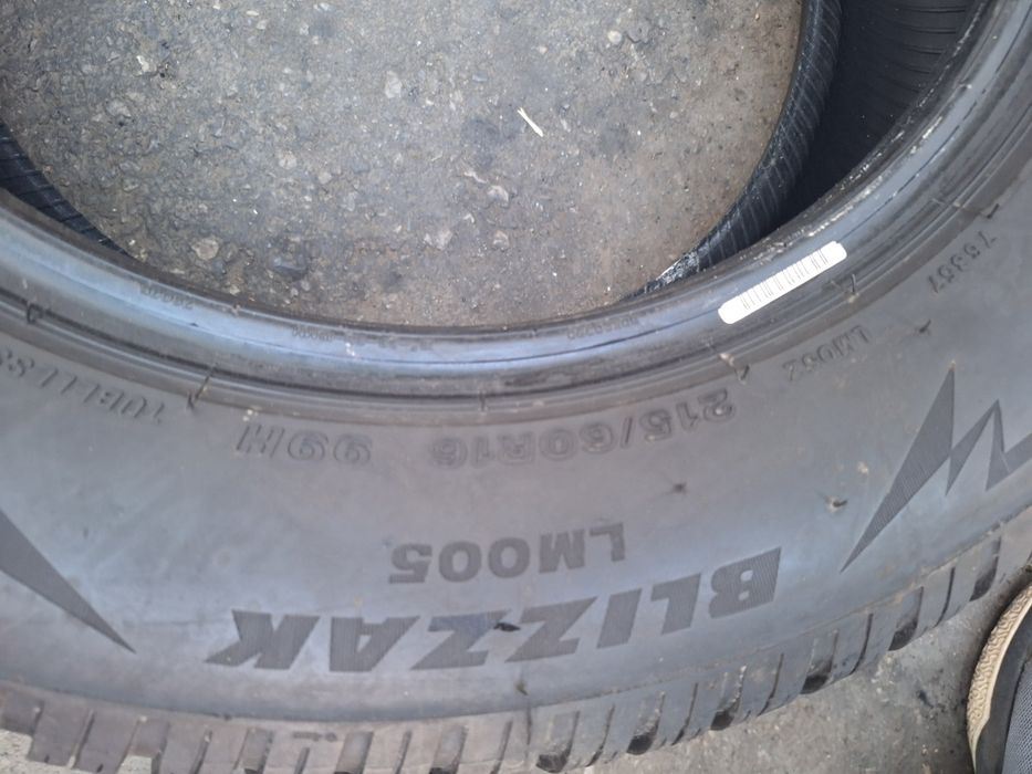 ДОТ 21-22! 215 60 16 Bridgestone blizzak lm005