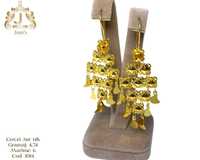 (3014) Cercei Aur 14k, 4,74 grame FB Bijoux Euro Gold