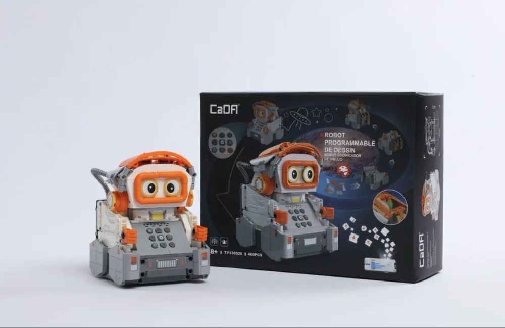 Robot programabil de desen cu 460 de piese pentru copii