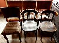 Виенски старинен стол и стари букови столове