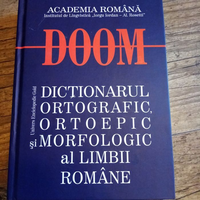Dicționar DOOM  al limbii române.