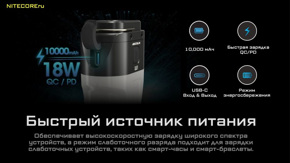 Продам оригинальный кемпинговый  фонарь Nitecore LR70