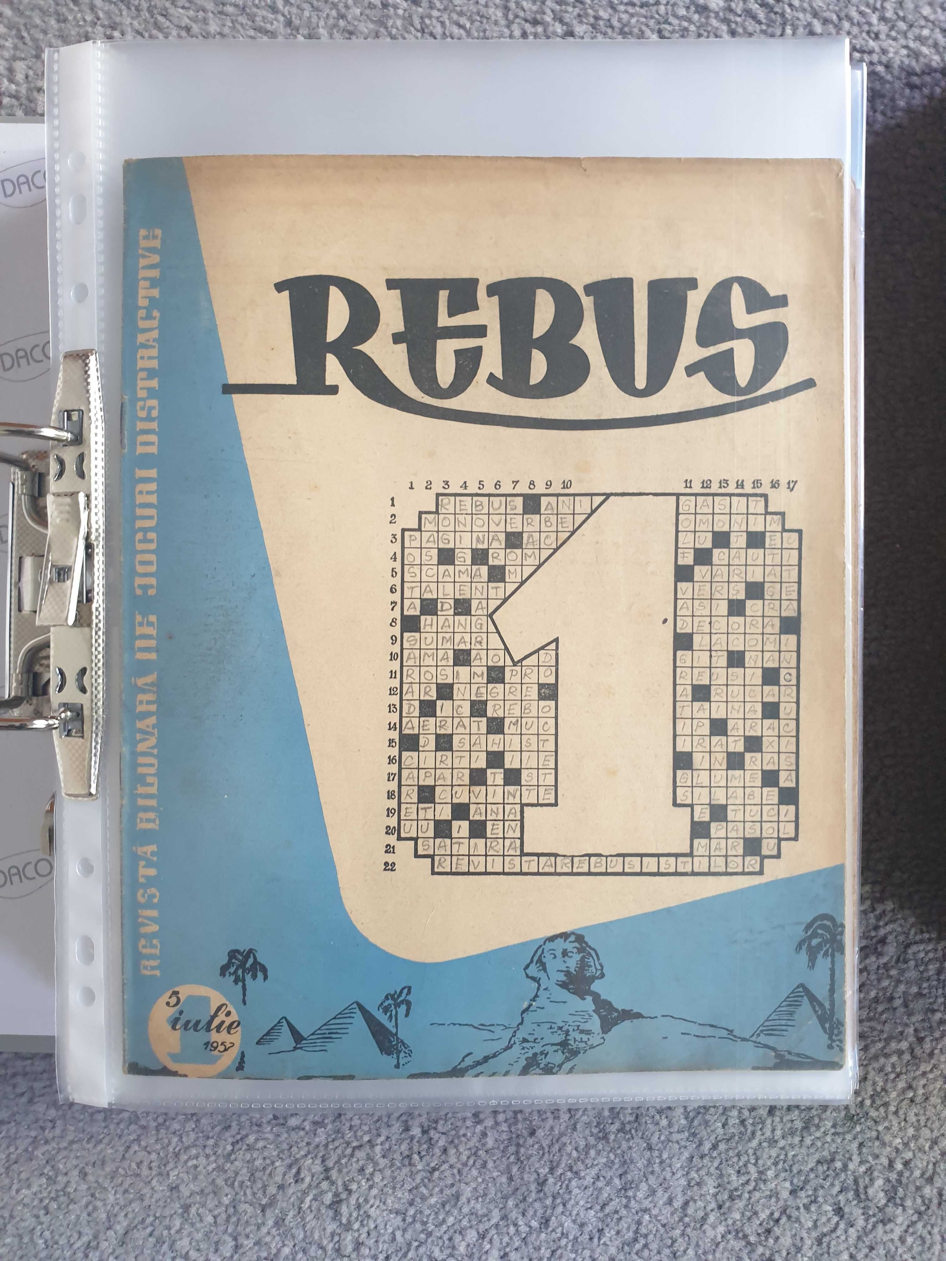 Vand colectie mare revista "Rebus" 1962 - 1973 - 223 numere