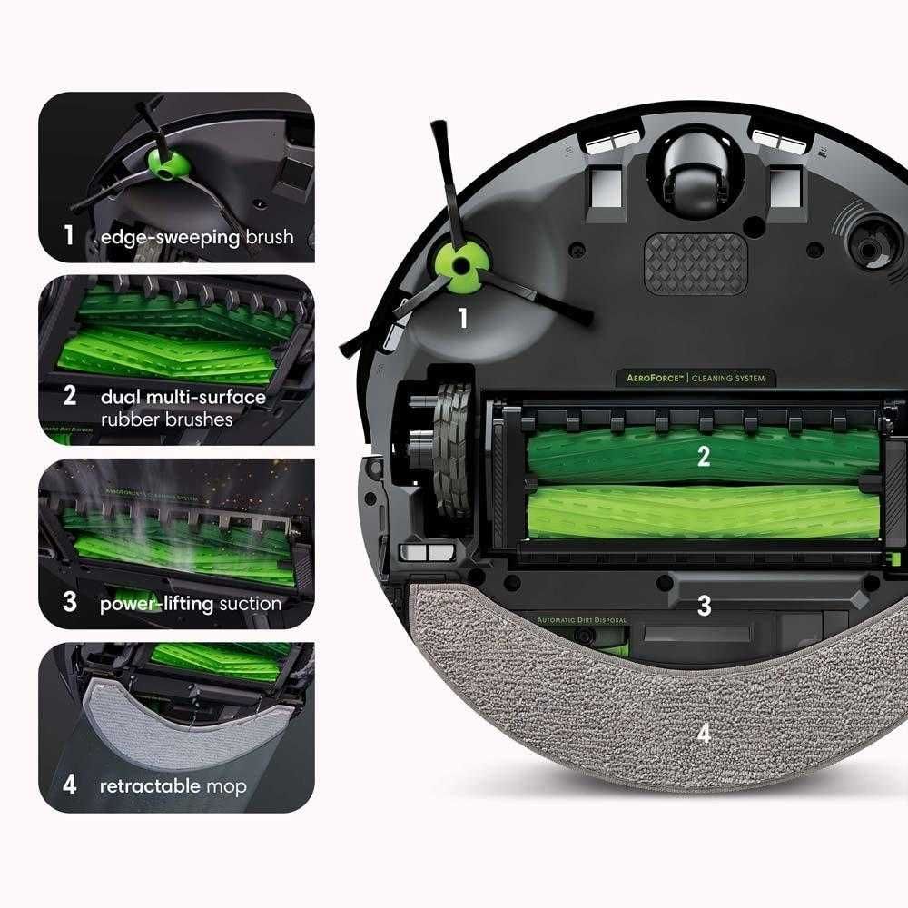Robot aspirator iRobot J5+ cu mop si navigare avansata | 997120