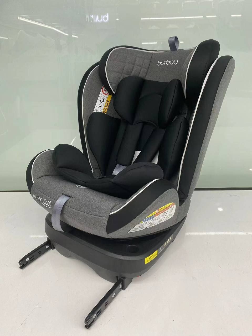 Автокресло детское 360 градус Isofix bolalar avtokreslosi avto sidenya