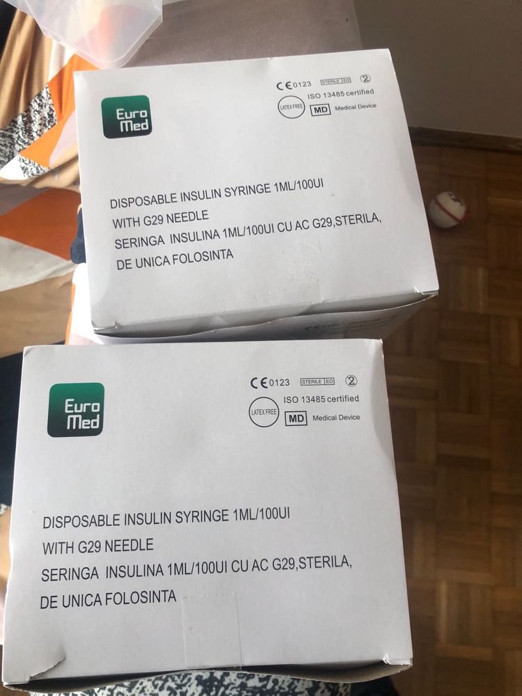 Seringa insulina/ seringa 1ml
