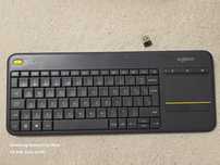 Tastatura Wirelles Logitech K400 Plus Touchpad ,USB,Black