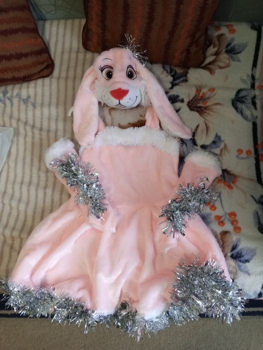 Костюм зайчика для девочки 5-6 лет