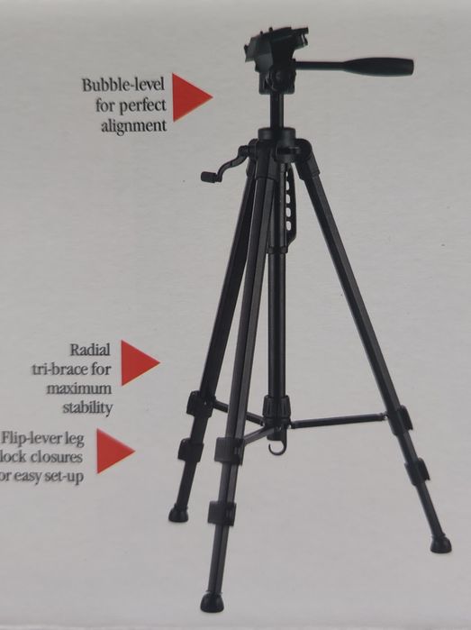 Trepied nivele laser + Husa transport, H 62 - 170 cm