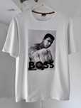Tricou boss x muhammad ali alb