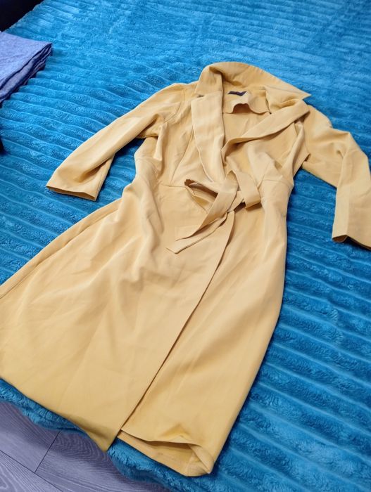 Rochie eleganta mustar