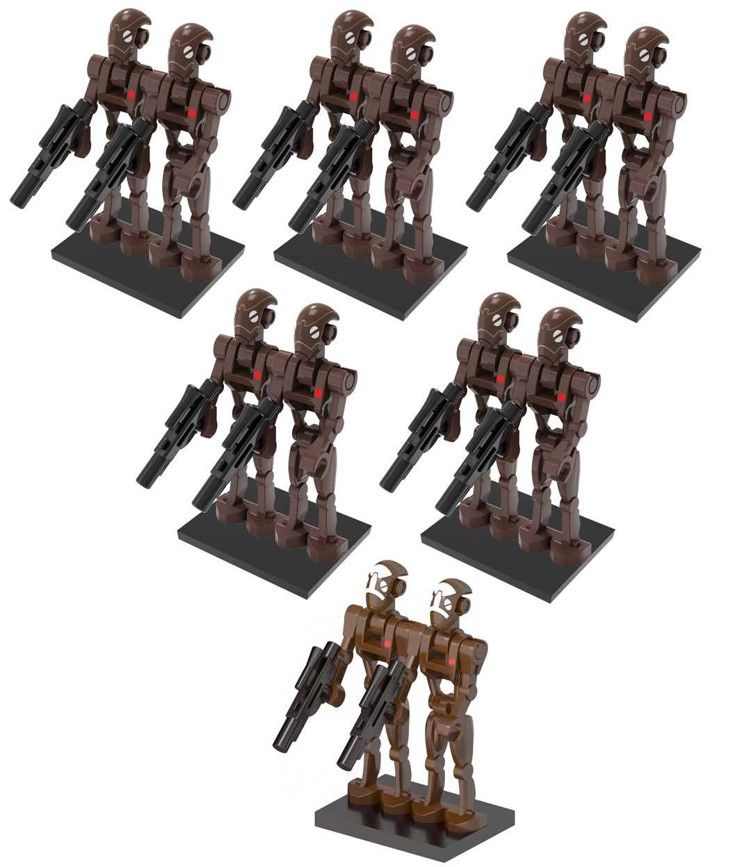 Set 20 Minifigurine Droizi tip Lego Star Wars (10 modele diferite)