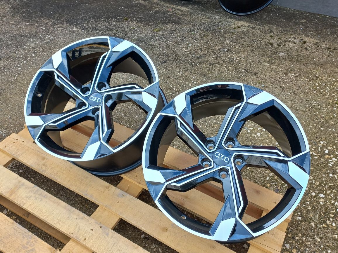 19 Audi Rotor25 8.5j et35 Black Polish A3 A4 A5 A6 A7 A8 Q3 Q5 Чисто Н