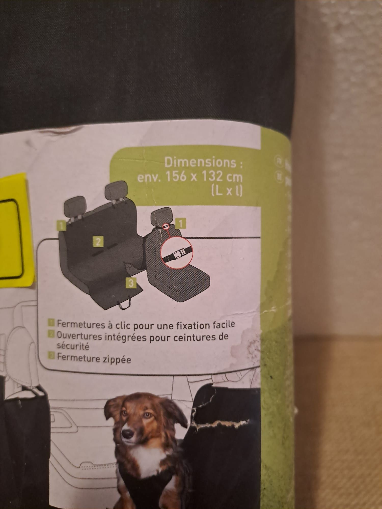 Husa de protectie auto  animale de companie 156x132