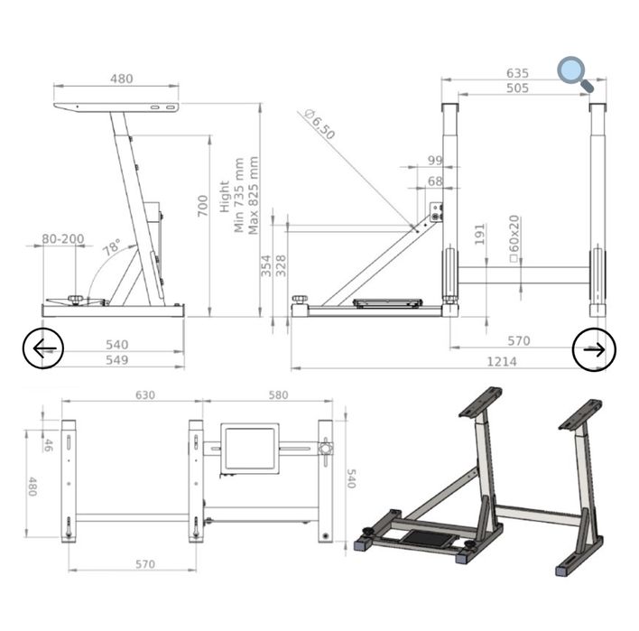 Stand pentru masinile de cusut Rexel, REX-11