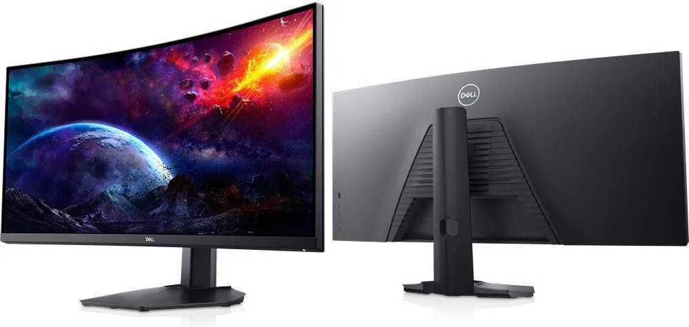 Dell S3422DWG Curved Gaming Monitor - 34 Inch 1800R Curved 144Hz