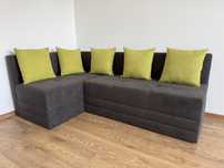Coltar de bucatarie NOU, extensibil L191, B62-114, H72 cm gri maroniu