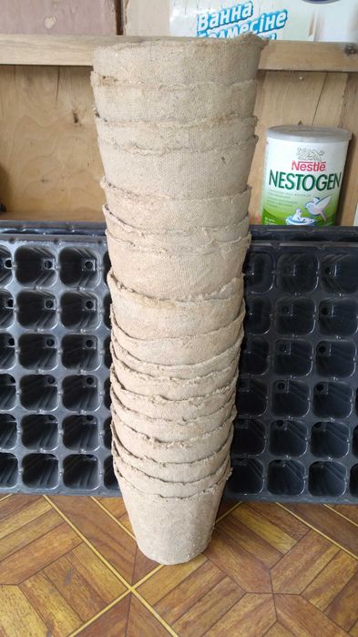 Торфяные горшки и кассеты для рассады