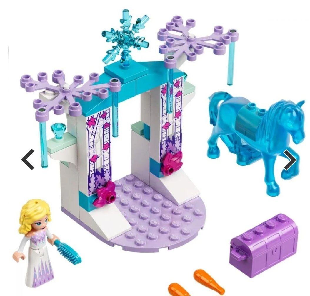 Lego nou sigilat junior 43209 Elsa și grajdul cu calut