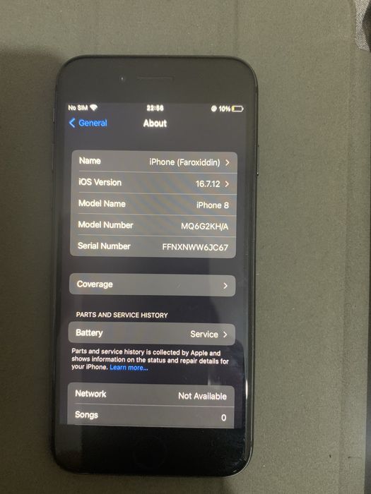 Iphone 8 64 talik 78 yomks