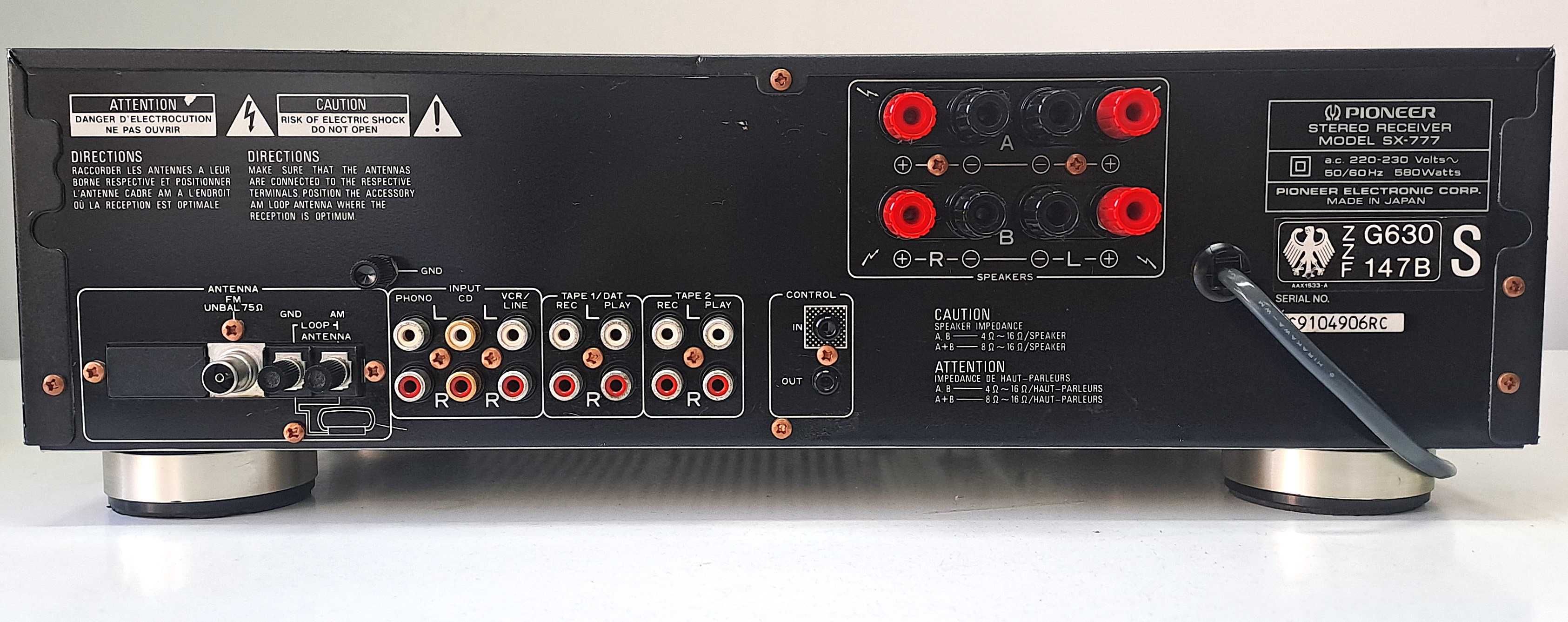 Muzica Pioneer SX 777 muzica vintage audiophile vinil music statie