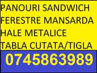 Hale metalice , panouri sandwich , profile hala