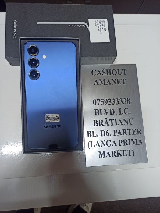 ‼️Samsung S25‼️NOU‼️  Garantie‼️256 GB ‼️