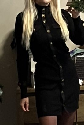 Рокля Pinko розова и черна xs размер