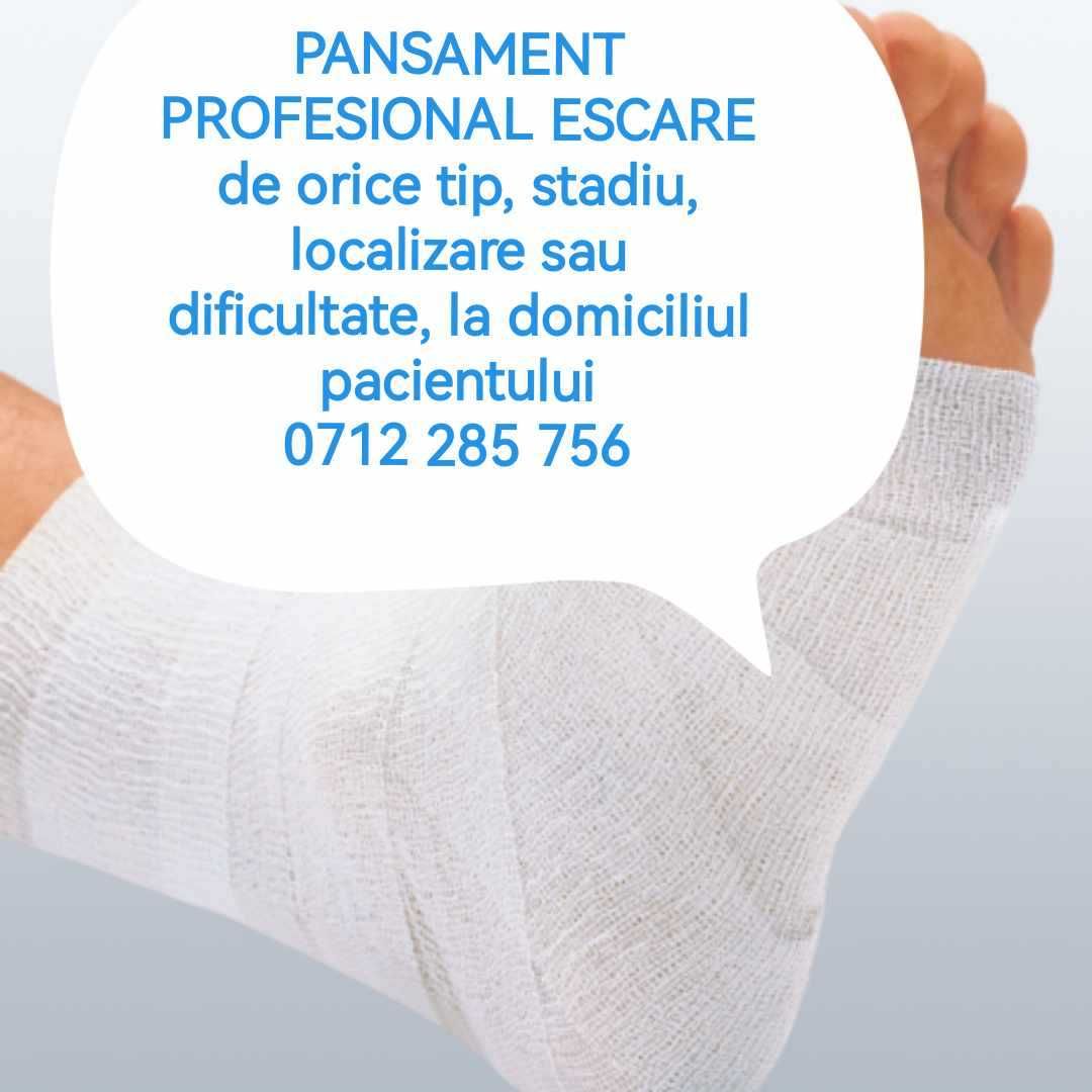 Asistent medical la domiciliu - perfuzii, injecții, sonde, pansamente