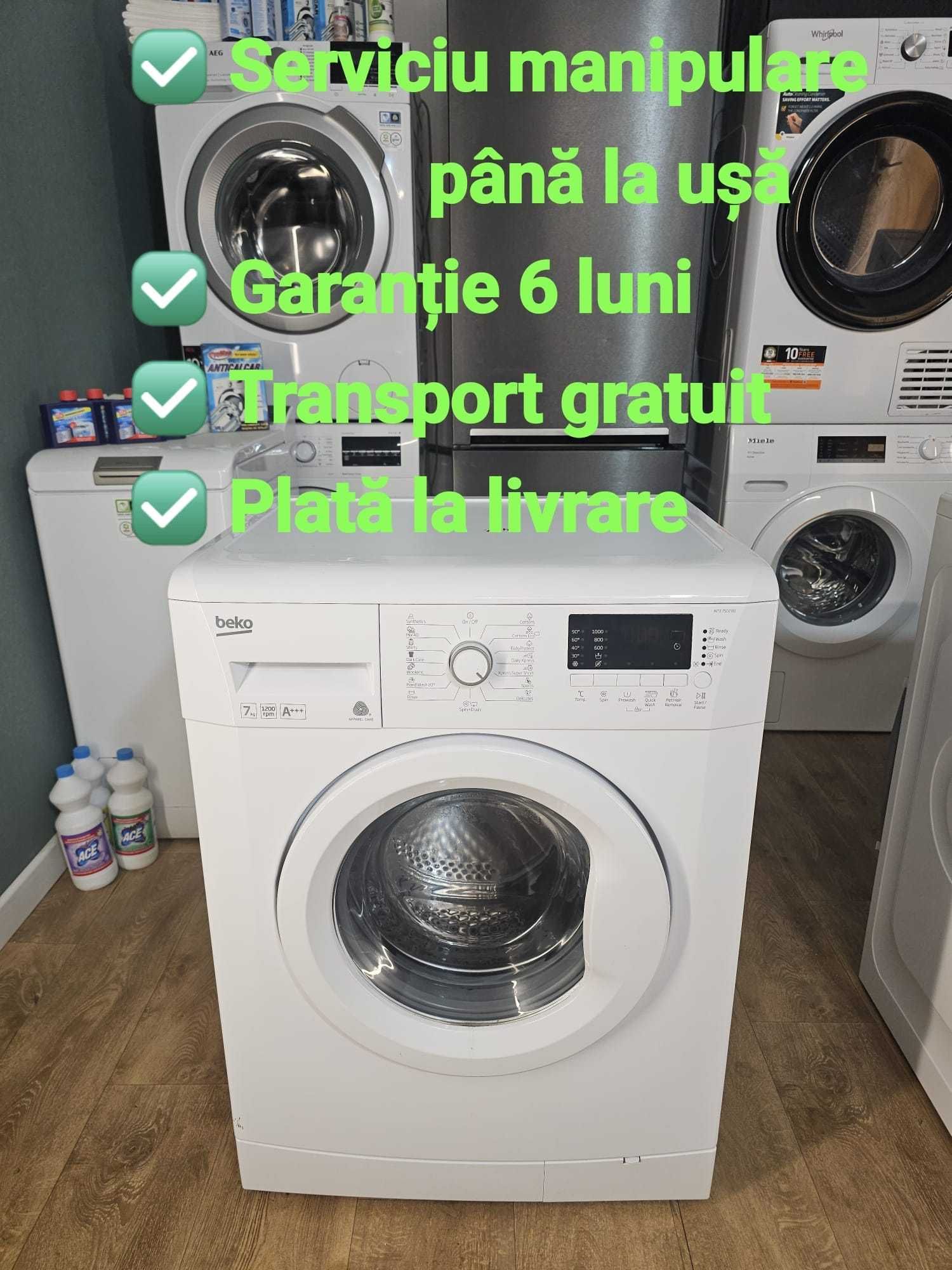 Mașină de spălat rufe – Garanție 6 luni + Transport Gratuit!