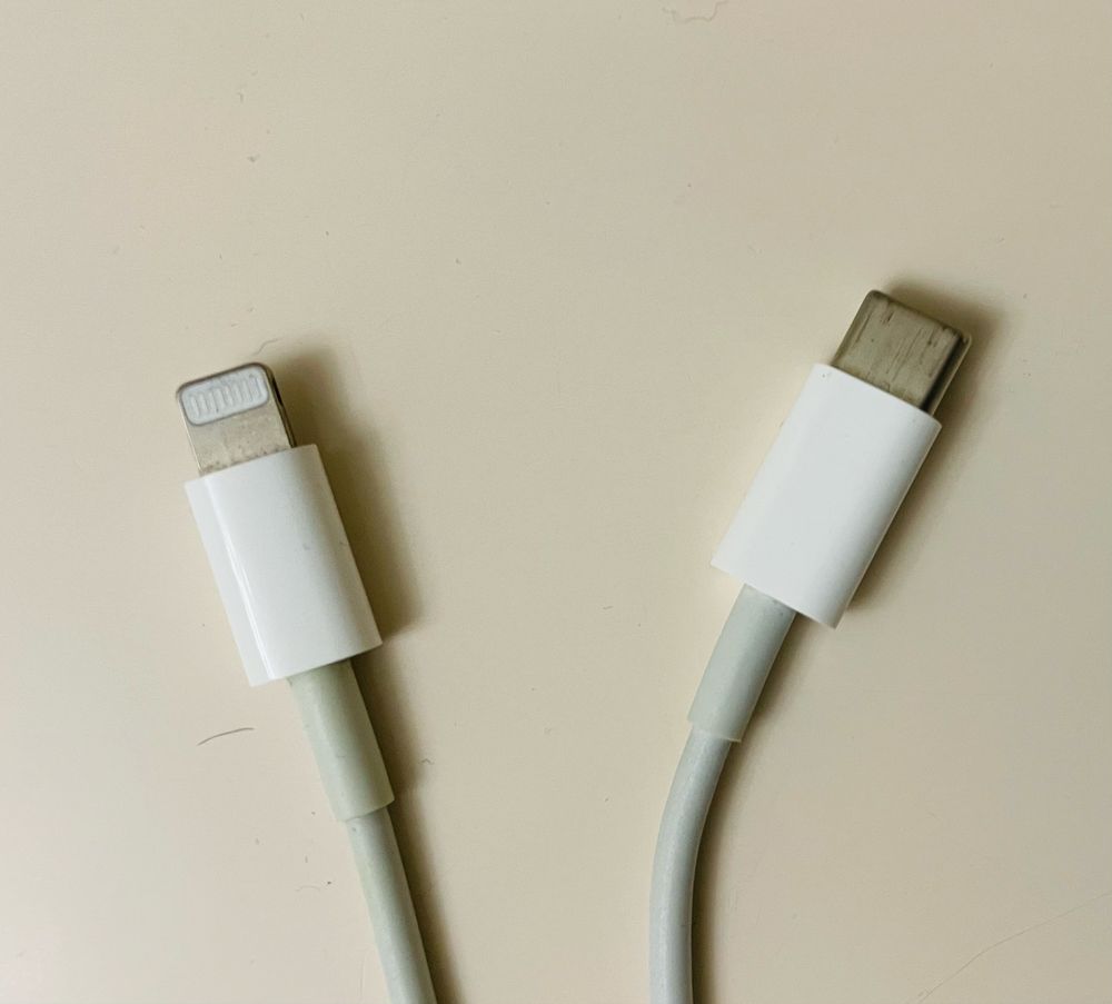 Кабель зарядка на iPhone: Apple Lightning type C, USB-C (оригинал)