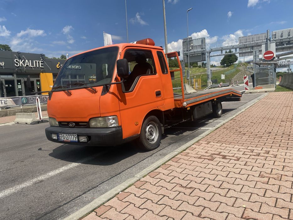 Autoplatforma Kia K2700 Probleme Motor Com Echipata Troliu Girofar
