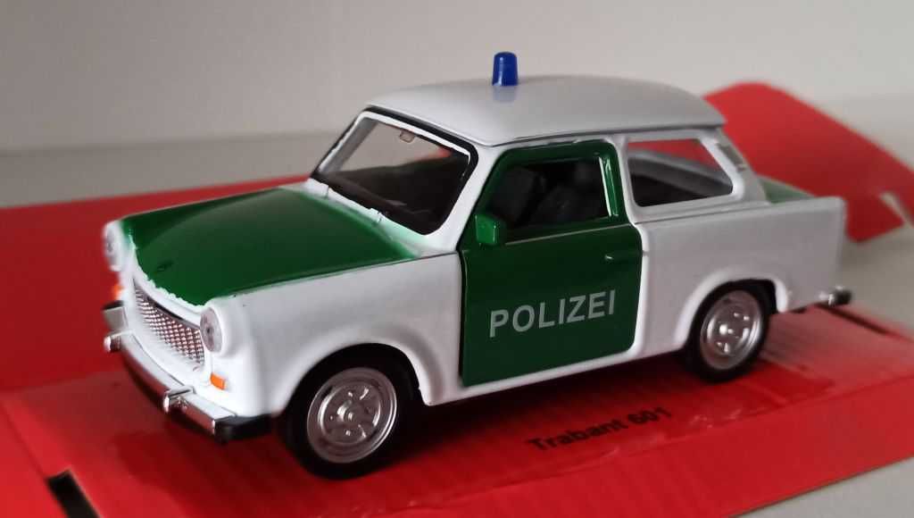 Macheta Trabant 601 Politia Germana - Welly 1/36