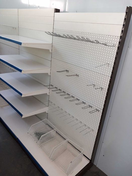 Немски модулни стелажи за магазин Tegometall, много здрави