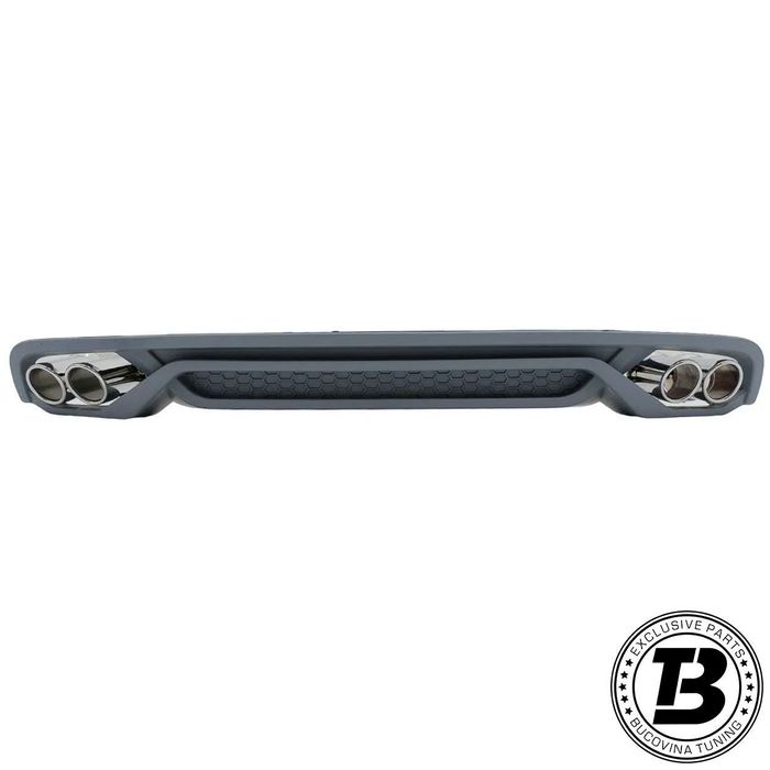 Difuzor Bara Spate cu Ornamente compatibil cu Audi A4 B8 RS Design