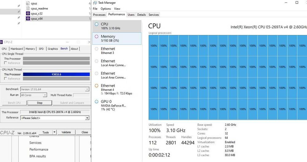 xeon e5-2697A V4 16 CORE 32 THREAD 3.1ghz Server Workstation x99 145w