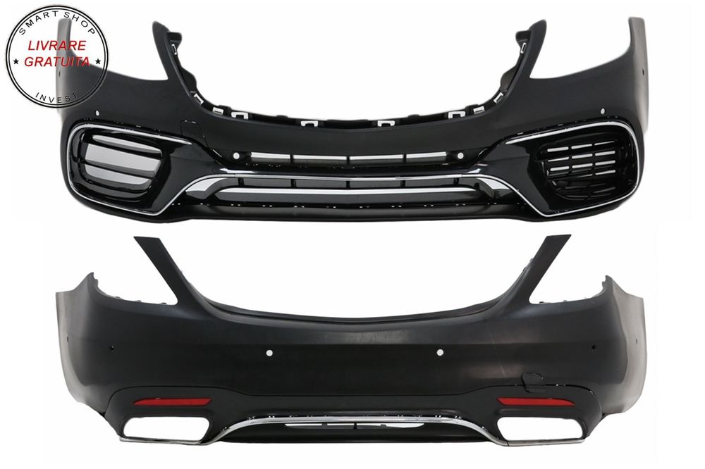 Pachet Exterior Mercedes S-Class W222 Facelift (06.2017-08.2020) S63 Design- livrare gratuita