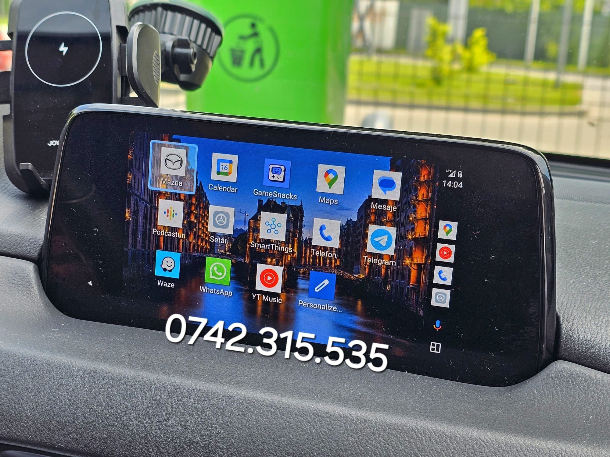 MAZDA Android Auto Activare Hărți wazze Mazda