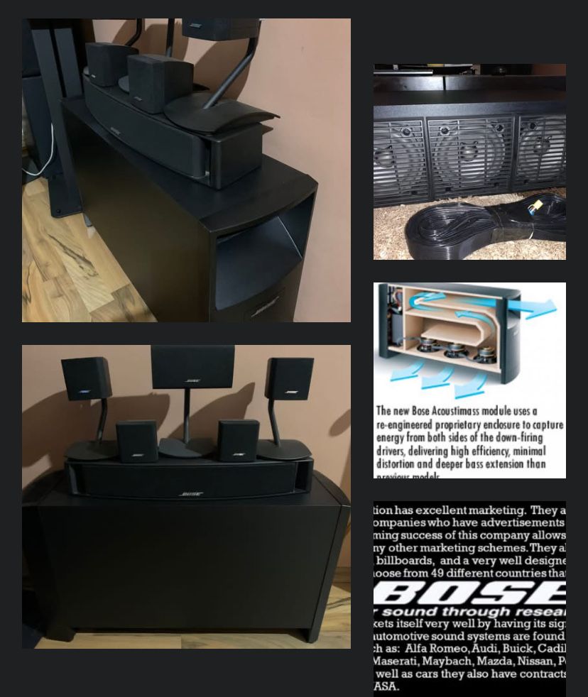 BOSE Acoustimass®16 PUTERE 1100W SUPER Sistem Made in IRELAND 40Kg
